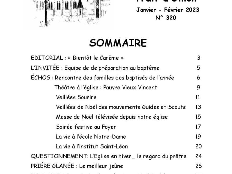 Trait d&rsquo;Union 320 janvier-février&nbsp;2023