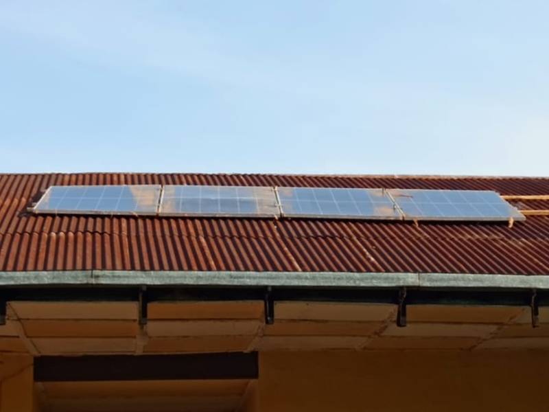 Les panneaux solaires à&nbsp;Mingana